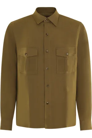 Jacob Cohen Heren Western Shirt Groen