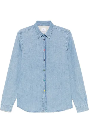 Paul Smith Shirts Clear Blue