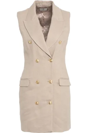 Elisabetta Franchi Linen blend mini dress