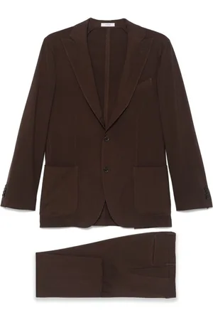 Boglioli Suit Marrone Scuro