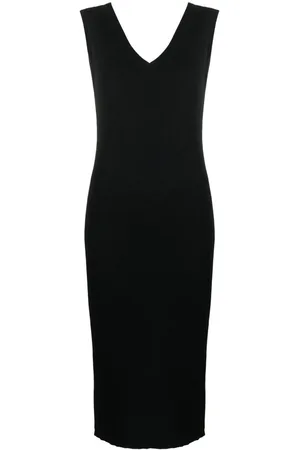 Moncler Knit Logo Midi Dress