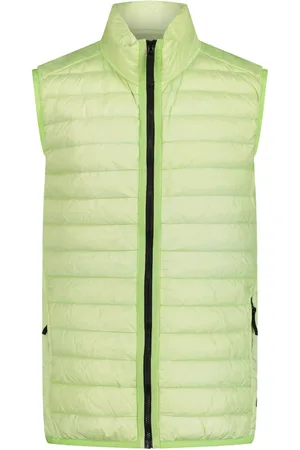 Stone Island Stone Island Kinder Jongens Bodywarmer In Lime