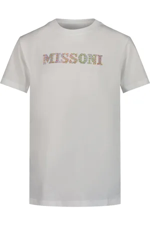Missoni Kinder Meisjes T-Shirt In Wit