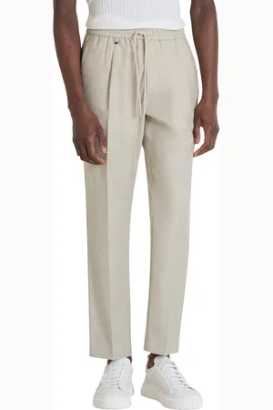 Antony Morato TROUSERS NEIL REGULAR FIT IN SLUB STRETCH VISCOSE BLEND FABRIC