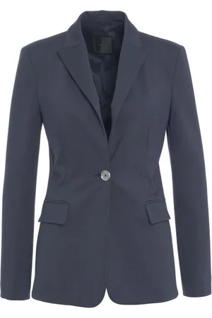 Pinko Single-breasted blazer in scuba