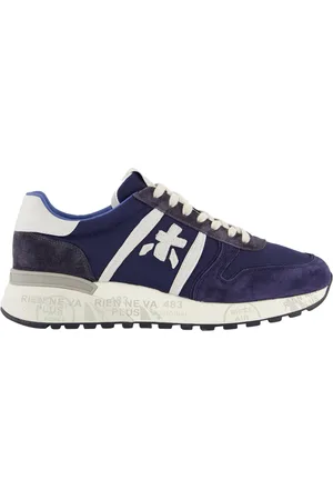 Premiata Heren Lander Sneaker Blauw