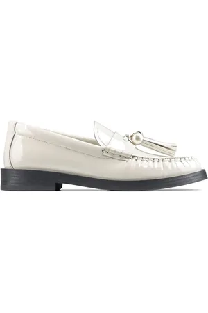 Jimmy Choo Addie Pearl Leather Loafers