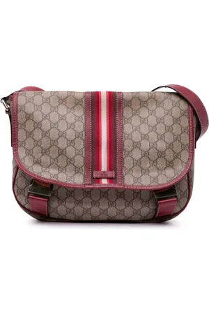 Gucci 2016-2024 GG Supreme Web Messenger Bag