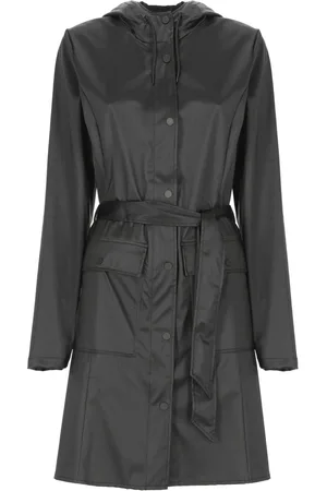 Rains Coats Black