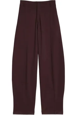 LEMAIRE Relaxed Volume Pants Dark Cherry