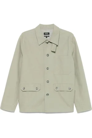 A.P.C. Jackets Gray Green
