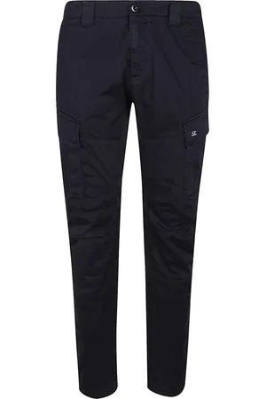 C.P. Company Cargo Logo Pant Blue