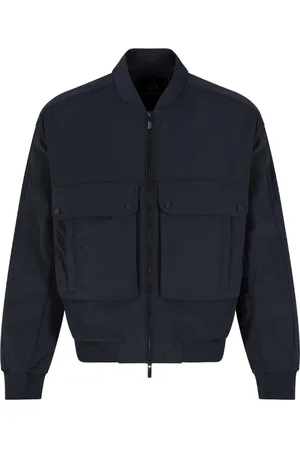 Armani Exchange Coats Blue