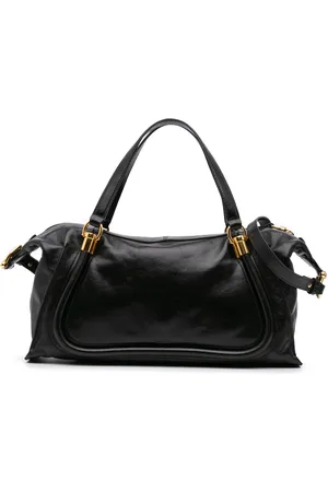 Chloé 2024 Shiny Calfskin Paraty 24 Satchel