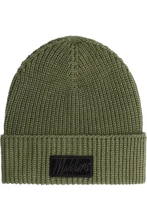 Malelions Men Ribbed Logo Beanie
