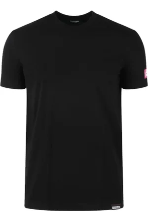 Dsquared2 Icon T-Shirt Heren Zwart/Roze