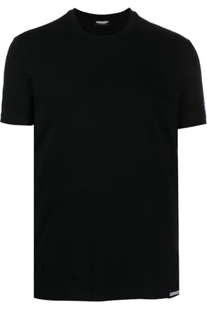 Dsquared2 Icon T-Shirt Heren Zwart/Blauw/Wit