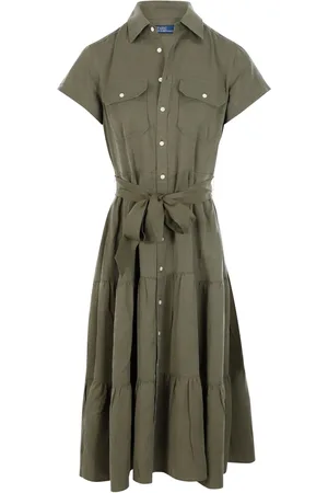 Ralph Lauren Jurkjes & Tunieken Long Sleeve Day Dress SS OKLND