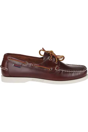 SEBAGO Docksides Portland Waxed Loafers Brown