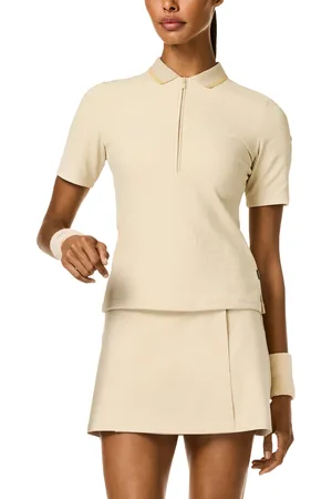 Goldbergh Cassia Short Sleeve Champagne Top
