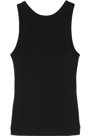 Maison Kitsuné Baby fox ribbed tank top divers