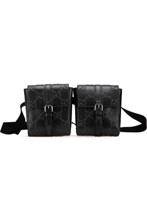 Gucci 2016-present GG Embossed Perforated Double Belt Bag
