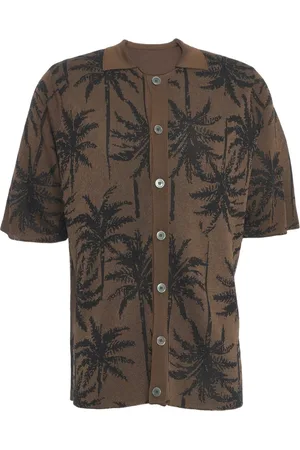 AMARANTO Knit shirt with pattern