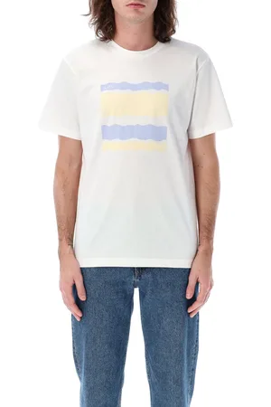 A.P.C. T-Shirt Malone Blancjaune