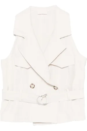Liu Jo WHITE Jackets Beige
