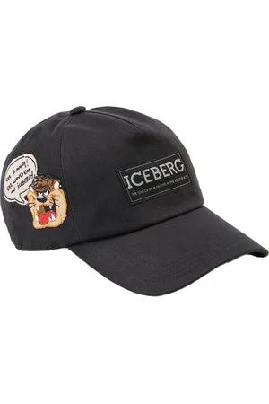 Iceberg Looney Tunes patch black gabardine baseball cap