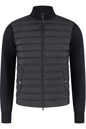 HERNO Piumino Combinato Maglia