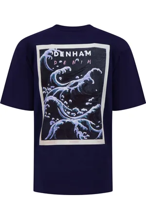 Denham T-shirt Blauw