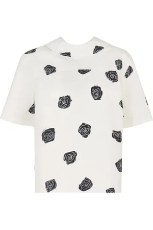 Marni Floral Top White