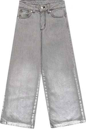 Iceberg KIDS -5-Pocket Wide Leg Jeans Grey Degrad�