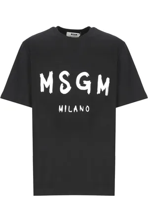 Msgm T-Shirts And Polos Black