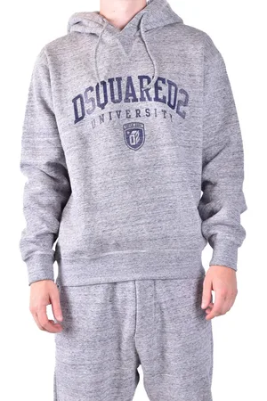 Dsquared2 Cool Fit Melange Grey Hoodie Gray