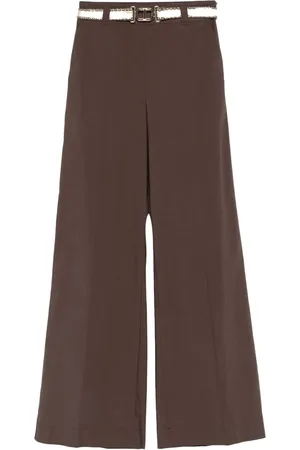 Twin-Set Trousers Brown