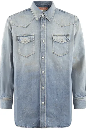 Acne Studios Heren Denim Shirt - Relaxed Fit