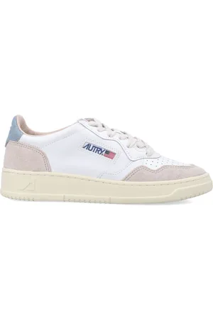 Autry Medalist Low White Light Blue