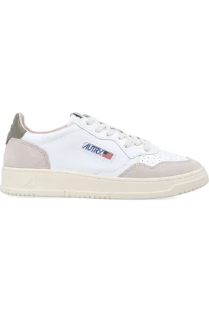 Autry Medalist Low White Olive