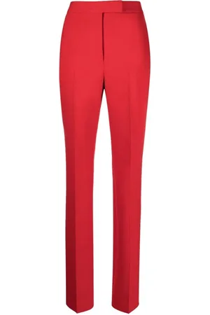 Salvatore Ferragamo Trousers Red
