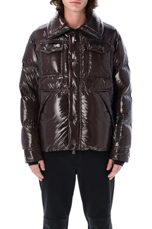 Moncler Tecka Shirt Jacket Marrone