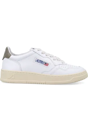 Autry Medalist Low White Olive