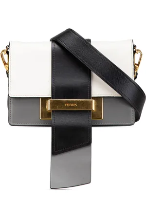Prada 2000-2024 Tricolor City Calf Ribbon Bag
