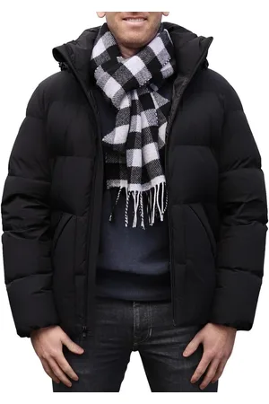 Woolrich Unisex Woolen Buffalo Scarf White Buffalo