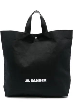Jil Sander Logo-Print Tote Bag