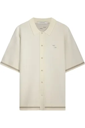 Filling pieces Knit Shirt Classic Antique White