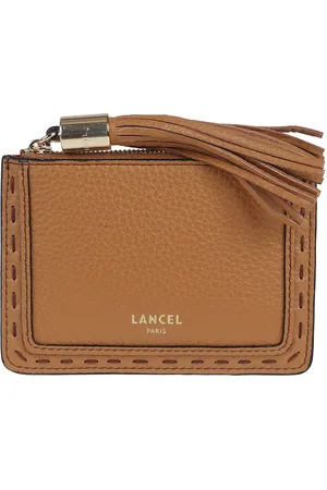 LANCEL Premier Flirt Large Zipped Credit Card Holder Brown