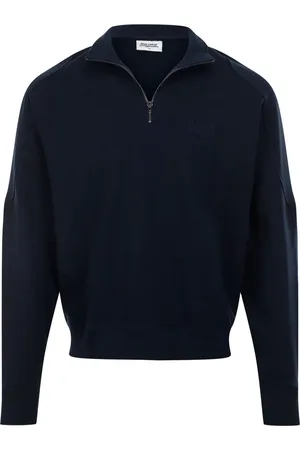 The New Originals Knitwear Emblem Half Zip Sweater