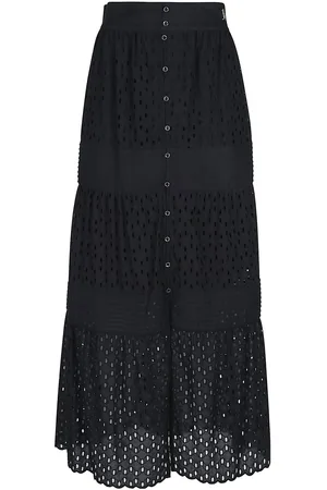 Patrizia Pepe Long Skirt Black